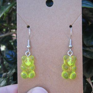 Yellow Gummy Bear Earrings